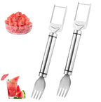 Stainless Steel Watermelon Fork Slicer
