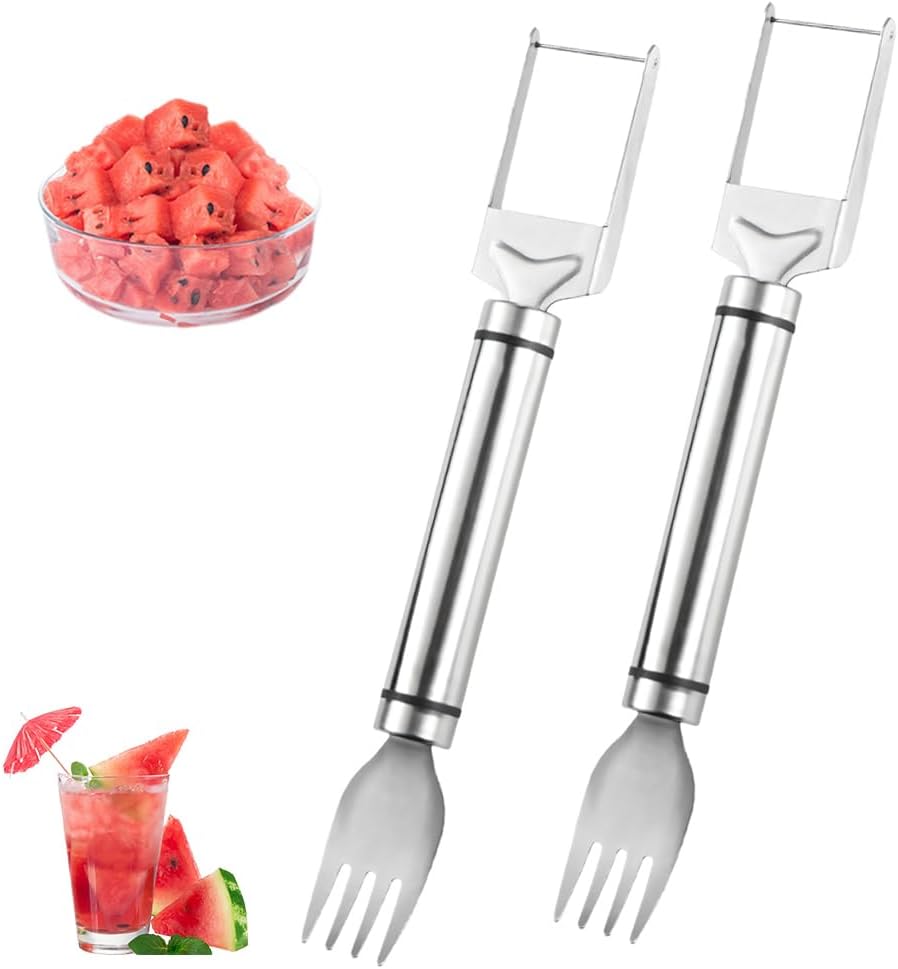 Stainless Steel Watermelon Fork Slicer