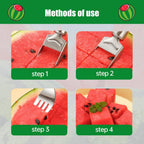 Stainless Steel Watermelon Fork Slicer