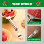 Stainless Steel Watermelon Fork Slicer