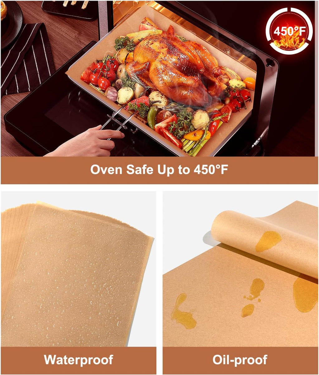 Unbleached Parchment Paper Baking Sheets