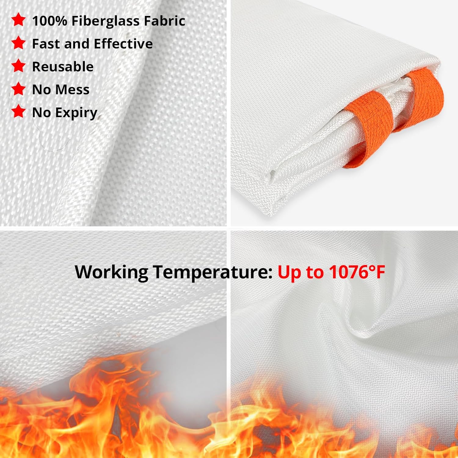 Emergency Fire Blanket 2-Pack